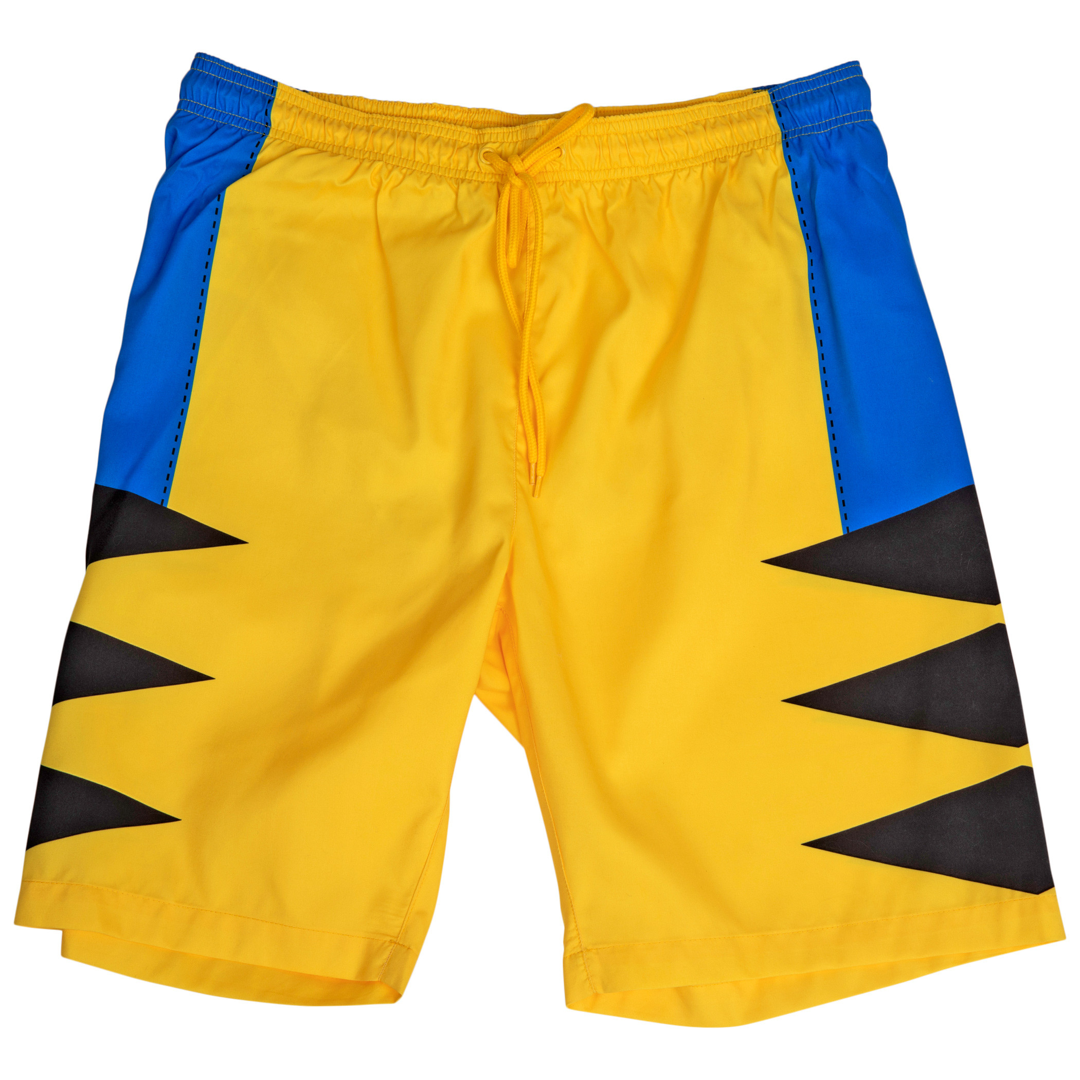 X-Men's Wolverine Character Costume Board Shorts Yellow | eBay